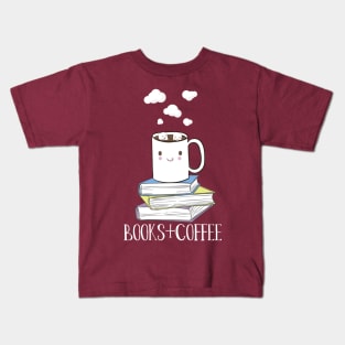 Books + Coffee Kids T-Shirt